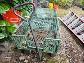 Heavy duty garden wagon