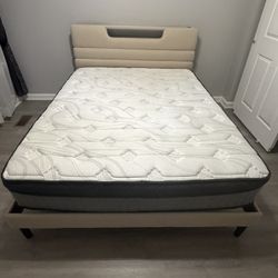 Bed Frame + Mattress Queen Size