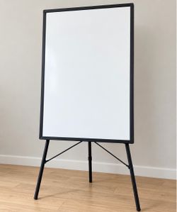 Whiteboard on Black Easel Stand