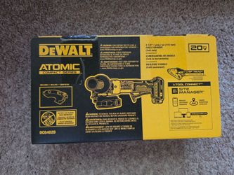 DeWalt Atomic 20V 4-1/2" Angle Grinder with 2mAh Battery
