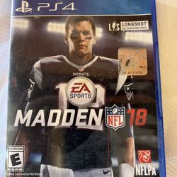 Madden, NfL 18 Used cd