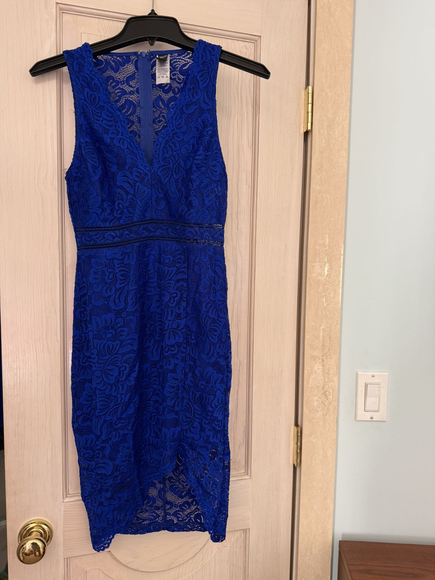 Blue Lace Dress Size M