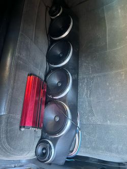 4 6.5 speaker rack with 2 tweeters