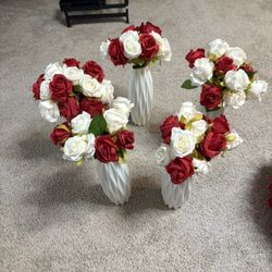 14 Flowers Bouquets And Vase