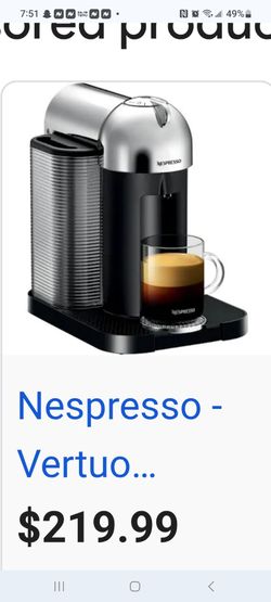 Nespresso vertuo coffee/espresso with pod holder