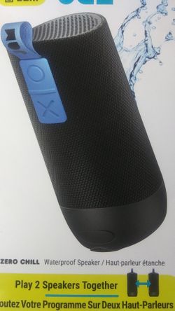 JAM "zero chill" waterproof Bluetooth speaker