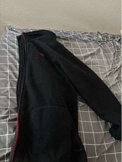 North face zip hoodie jacket