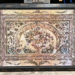 Large Flower Canvas Painting For Sale!