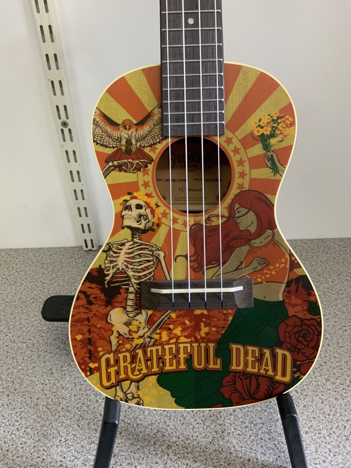Grateful Dead Ukulele Limited Edition By Alvarez