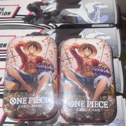 One Piece Tin Pack Set Vol. 2 -Monkey.D.Luffy One Piece 13 Luffy Tin 