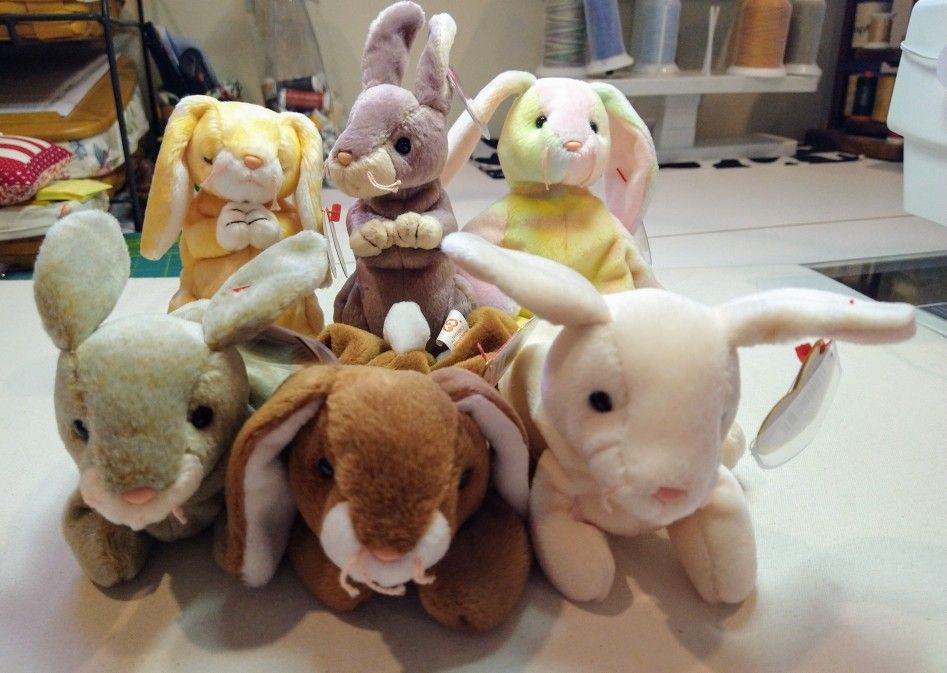 Ty Beanie Babies--Bunnies $5 each