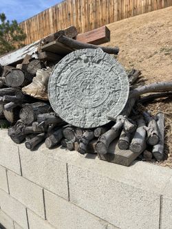 New Aztec Calendar made out of cement