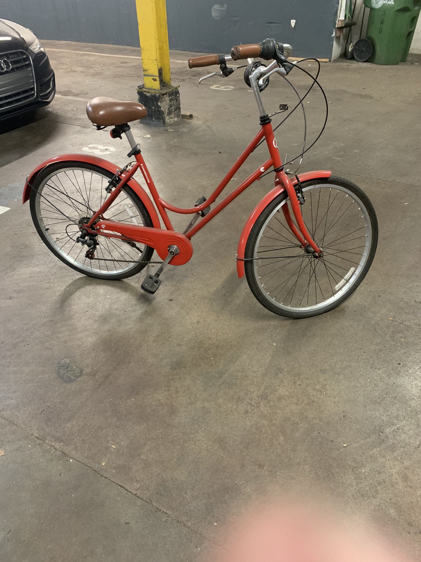 Red Schwinn cruiser