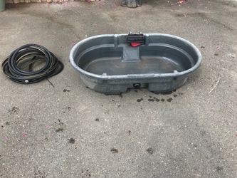 50 Gal.  Livestock Water Trough with Float Valve