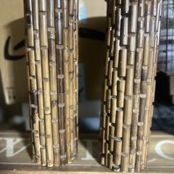Bamboo Candle Holders 