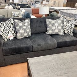 New 93” Onyx Sofa — CLEARANCE 