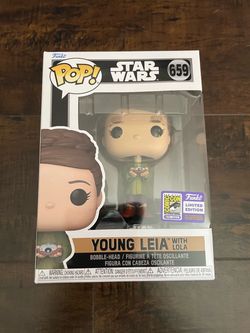 Funko Pop! Vinyl: Star Wars - Young Leia with Lola (SDCC) - San Diego #659