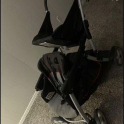 Adjustable Two-Seated Stroller