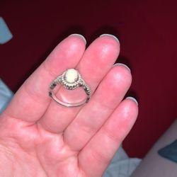 Sterling Silver Ring Made From Breastmilk