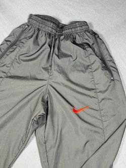 Nike Track Pants Gray with Red Swoosh