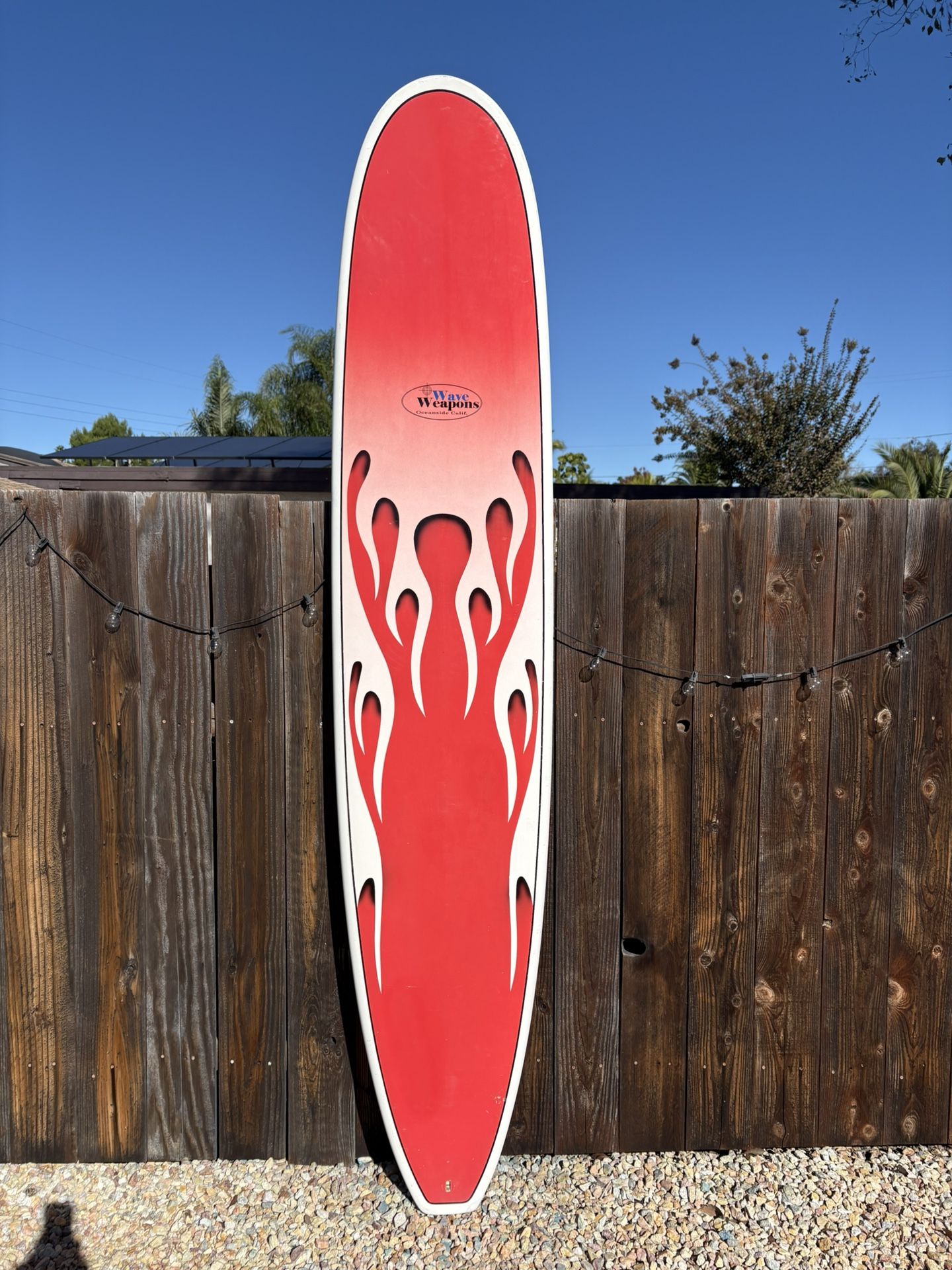 9’4” Wave Weapons Epoxy Longboard Surfboard 