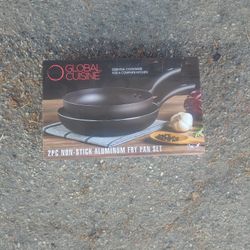 ALUMINUM FRY PAN SET 2 PC