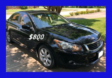 🔑🔥URGENT $8OO Very nice 2OO9🔑 Honda Accord Sedan V6 EX-L