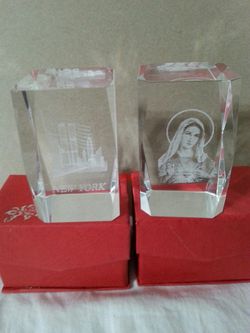 CRYSTAL PAPER STAND SET