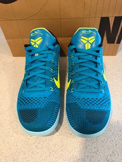 Kobe IX 9 Elite Low Protro Nike Size 11 Neo Turq/Volt