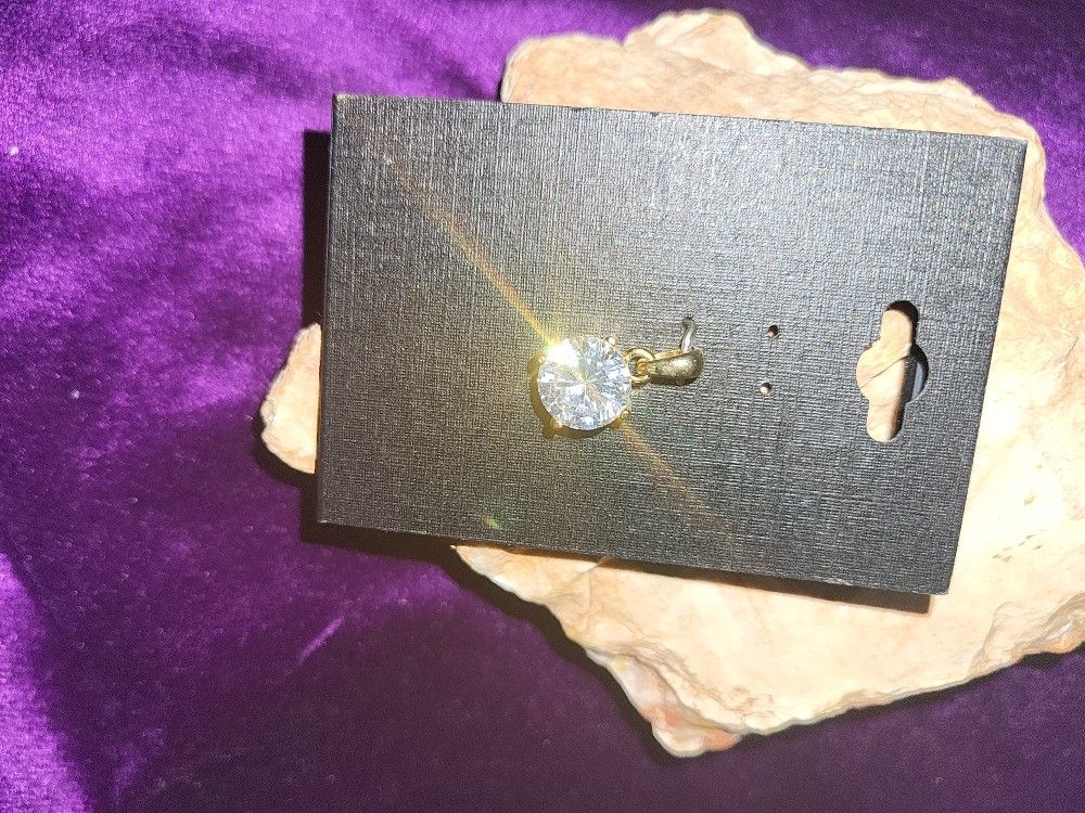 Zirconia Crystal Charm