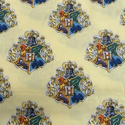 Harry Potter Watercrest Yellow Fabric By The Yard