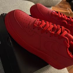 Red Air Force 1 Size 10.5