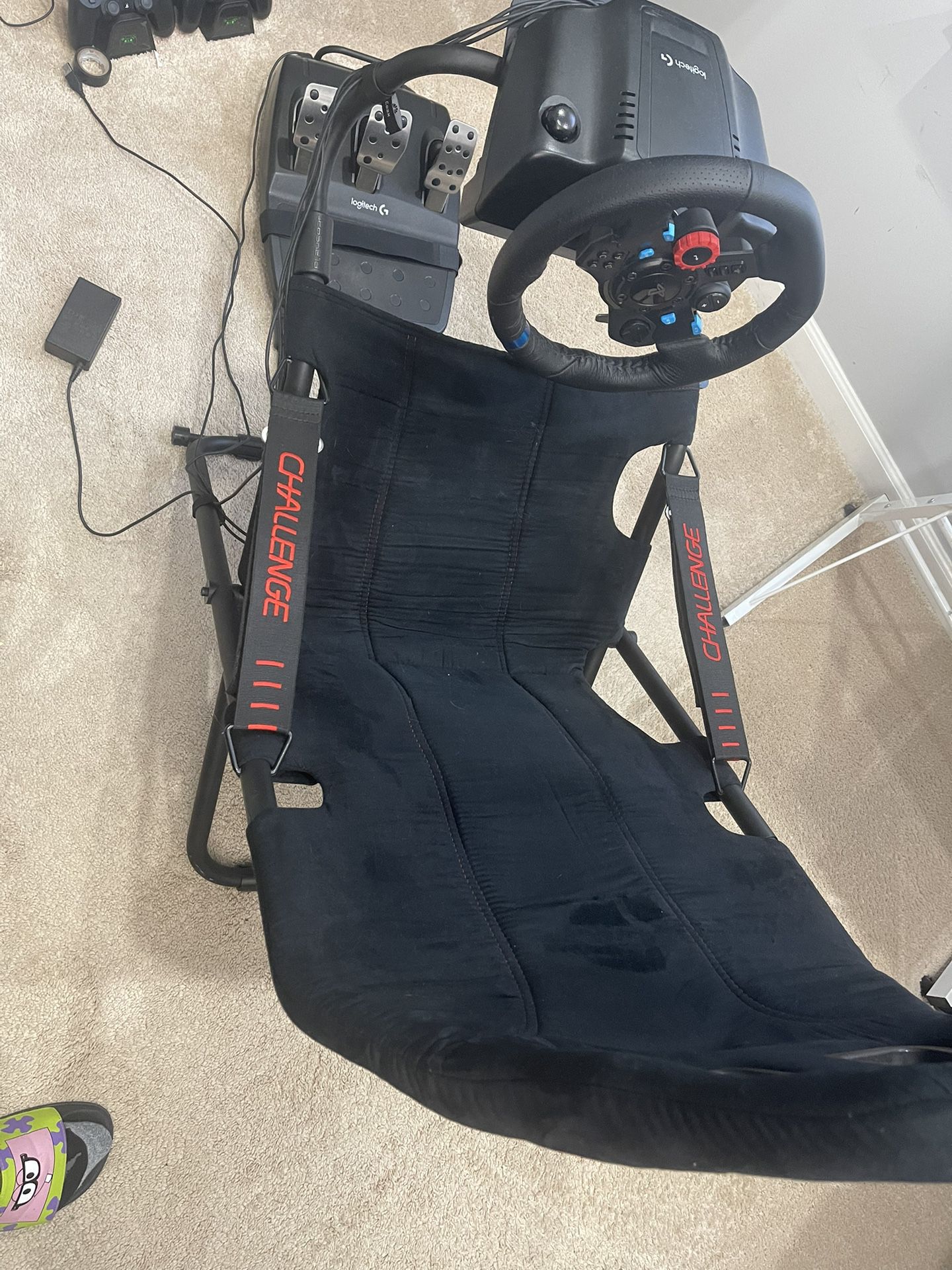 For Ps3  and Ps4 Chair With Built In Race Controle 