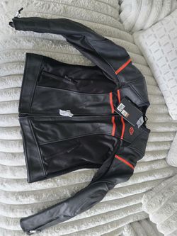 Women's NEW Harley Davidson Black Leather Jacket