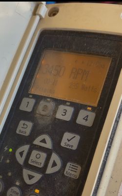 Pentair Intelliflo pool pump display