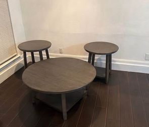 3 Living Room Table Set – Excellent Condition -$120