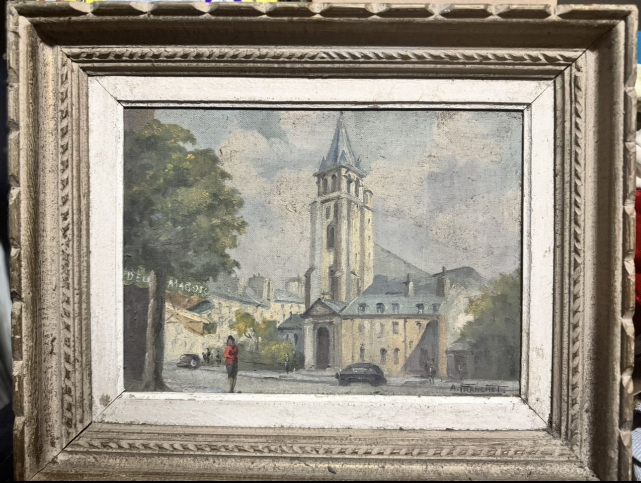 2 Original A. FRANCHETT Oil Paintings