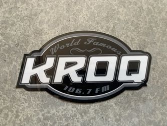 KROQ - sticker - reflective