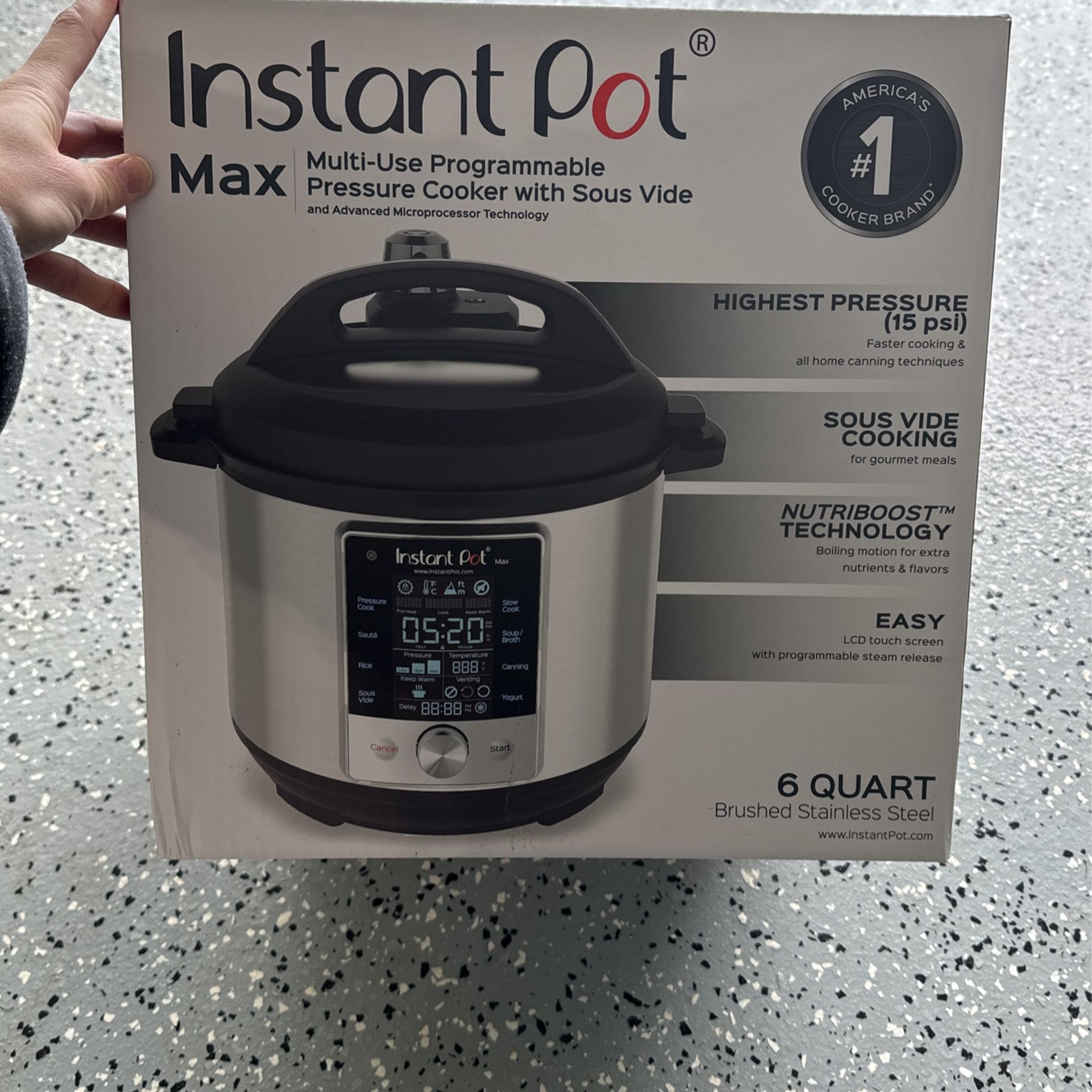 Instapot Max 6 Quart