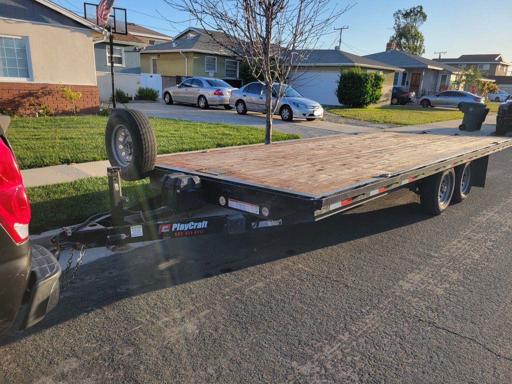 2022 Playcraft 20' flatbed trailer