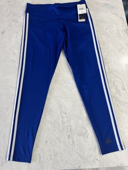Adidas 3-Stripe Leggings Blue Size Large