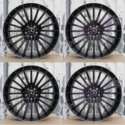 New Set 20 Inch Rims Wheels 20x8.5 +32 20x9.5 +45 (5x112) CB:66.6 Fit Mercedes AMG