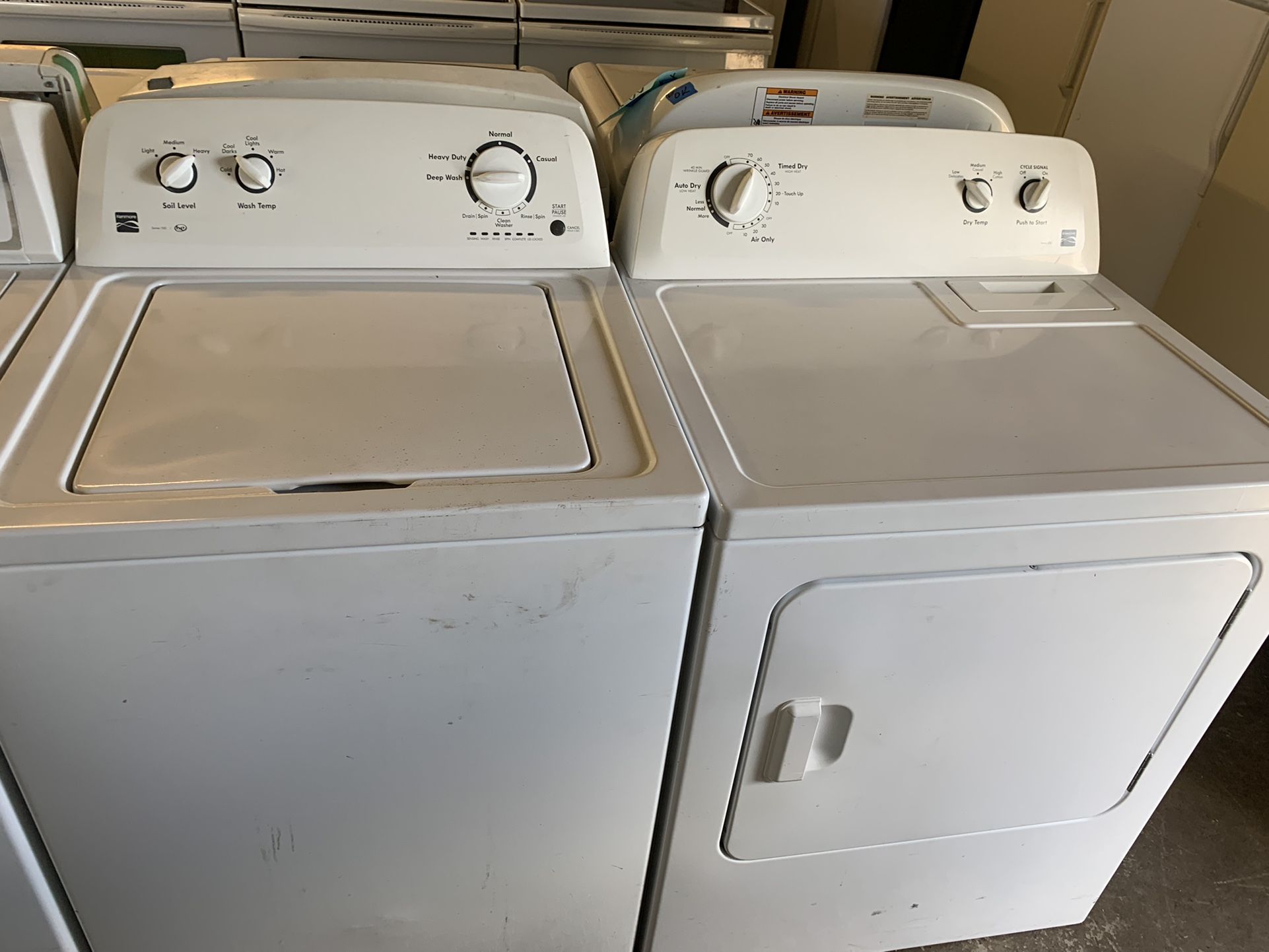 Kenmore Washer / Dryer Set