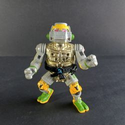 Vintage 1989 TMNT Metalhead Teenage Mutant Ninja Turtles Action Figure Mirage Studios, Playmates Toys