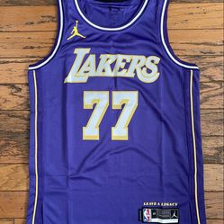 $60 2025 New Purple Los Angeles Lakers Luka Doncic Basketball Jersey