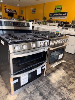 Lg Double oven Thin q stove new