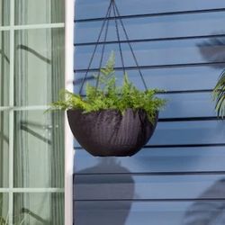 Hanging Faux Plant W/basket