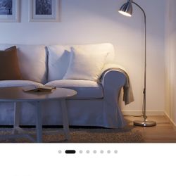 IKEA Aluminum Floor/Reading Lamp + New Sansi Grow Light 