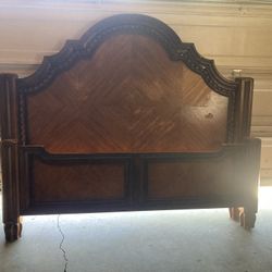Wood Cal King Bed Frame 