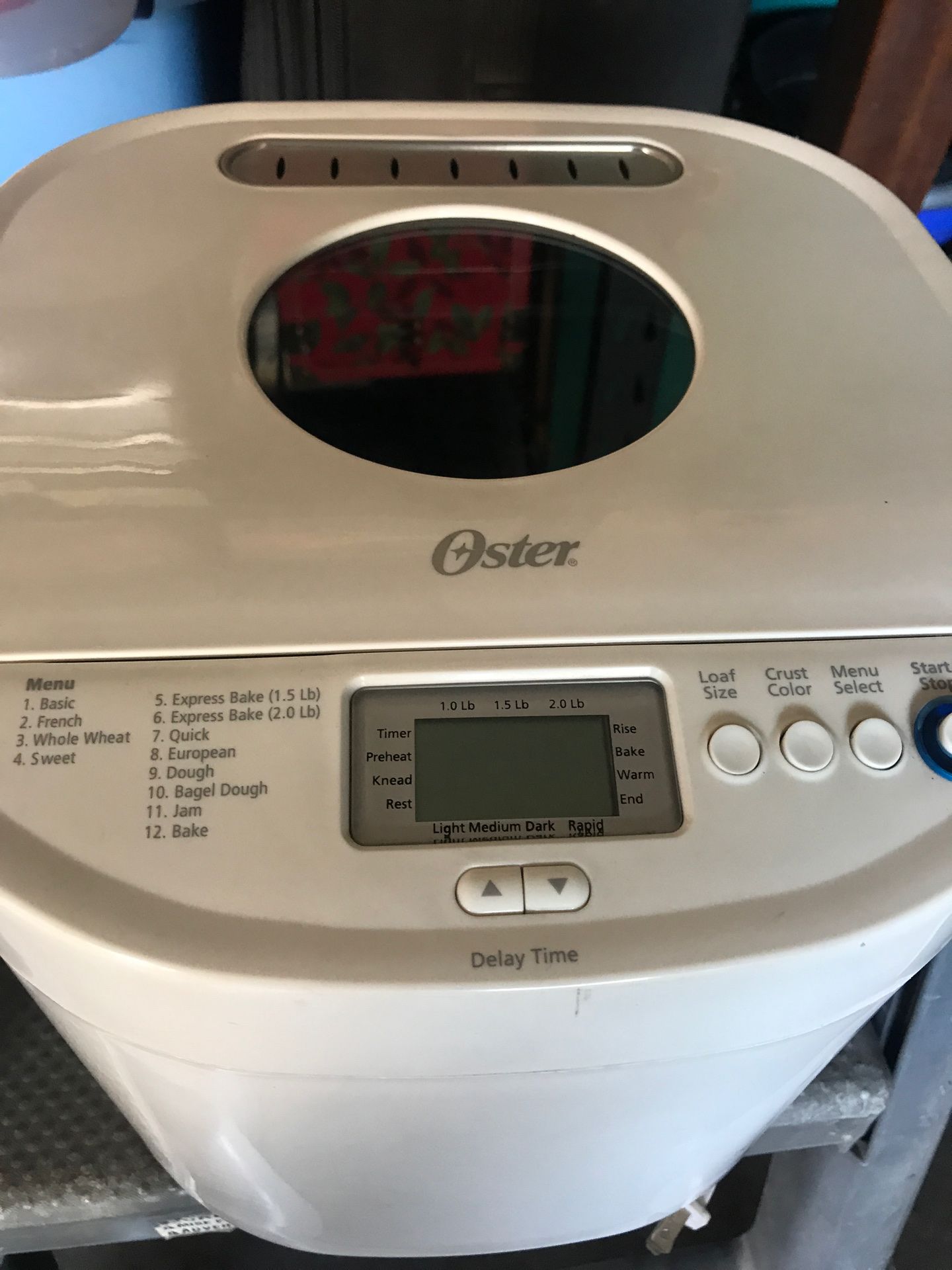 Oster bread maker